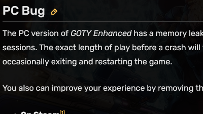 Borderlands GOTY has a known bug where it crashes after an extended play session